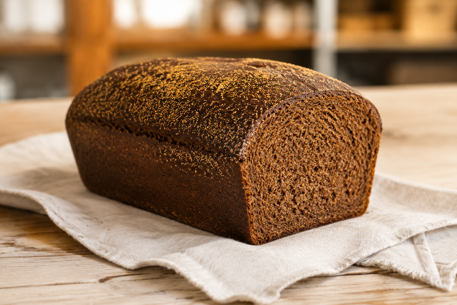Anadama bread loaf from Hearts Delight Bakery