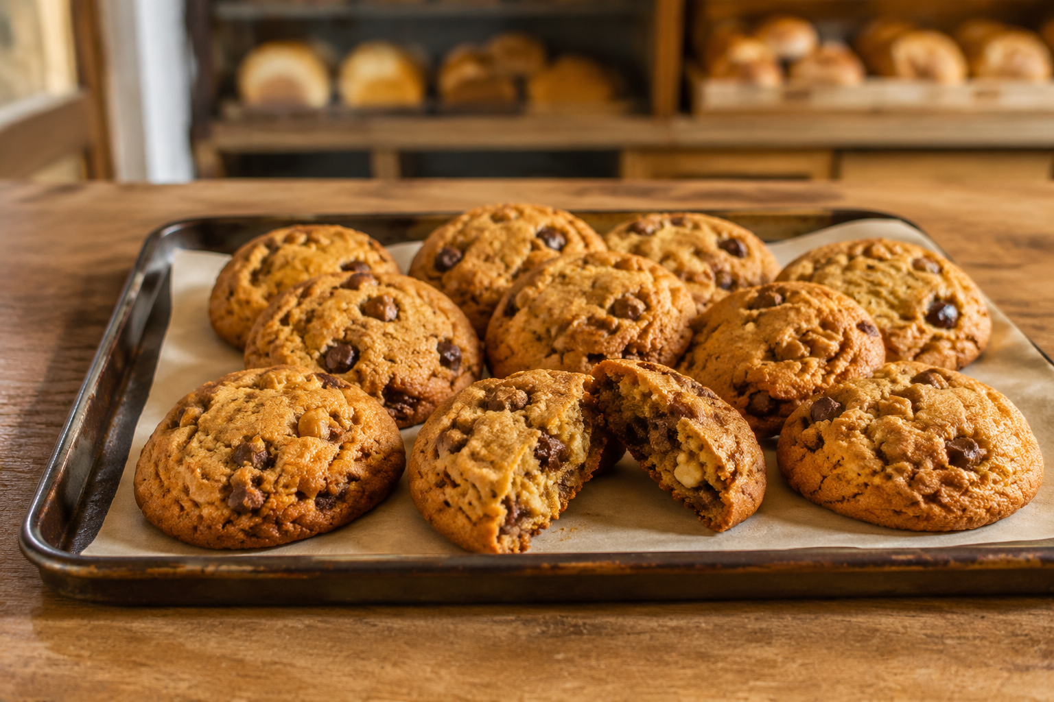 Chocolate chip walnut cookies from Hearts Delight Bakery