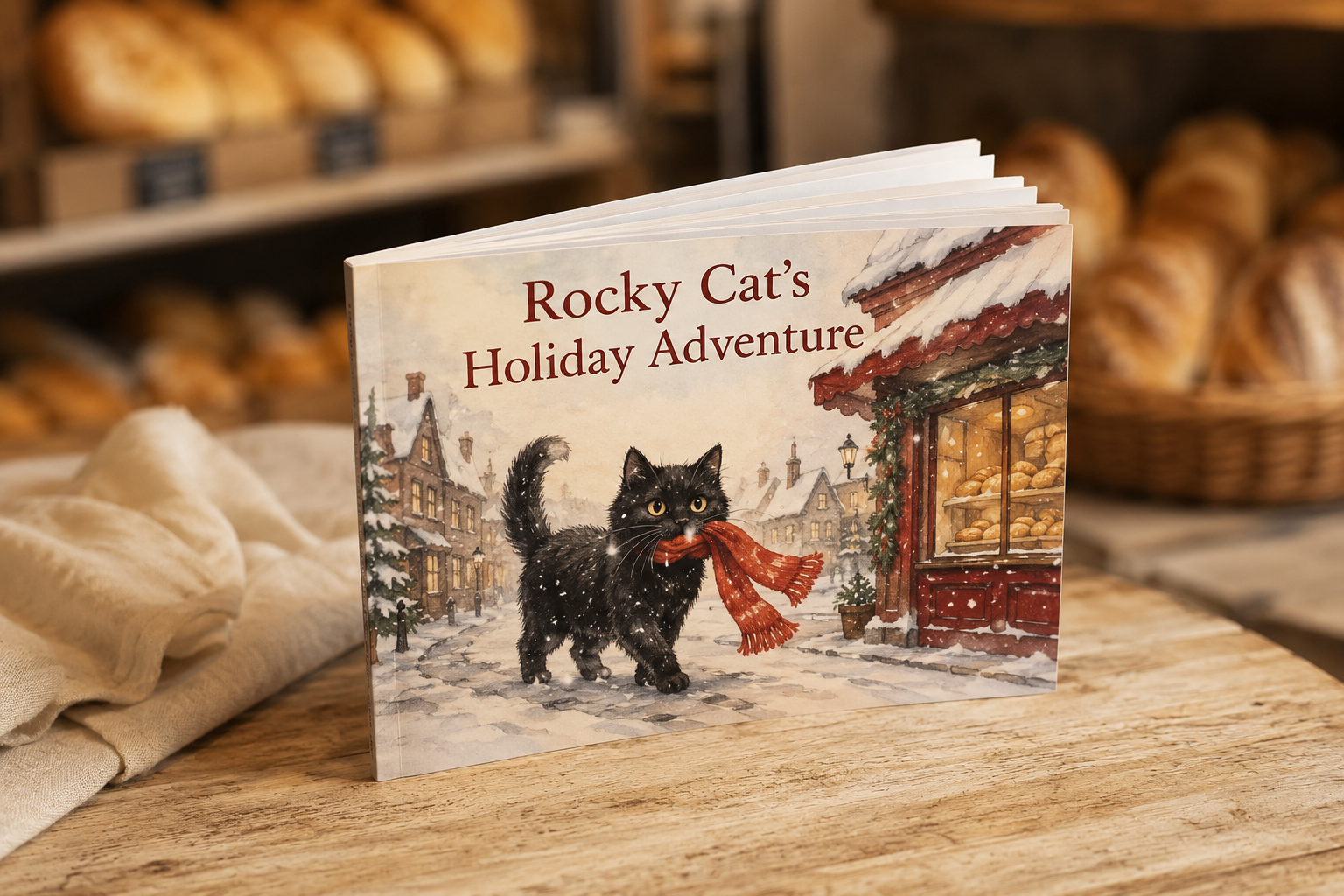 Rocky Cat's Holiday Adventure paperback book
